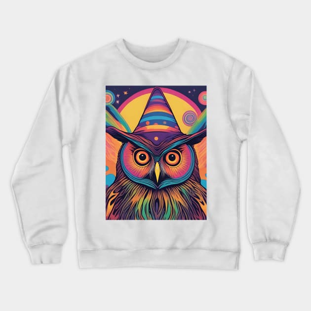 Wizard Owl Crewneck Sweatshirt by Catchy Phase